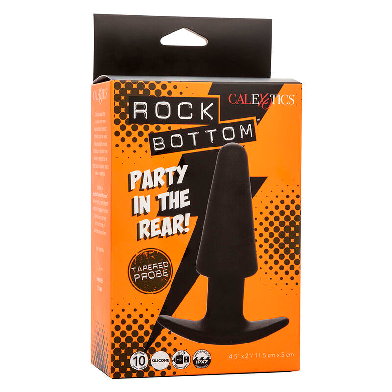Comprar Calexotics Rock Bottom Plug Anal Cónico – Juguete De Silicona Médica Con 10 Funciones De Vibración-Noxtic