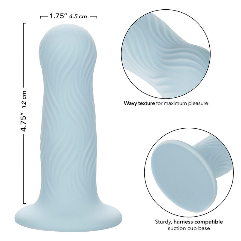 Comprar CALEXOTICS Wave Rider Plug Anal Espuma Azul – Diseño Ergonómico Para Placer Confortable-Noxtic