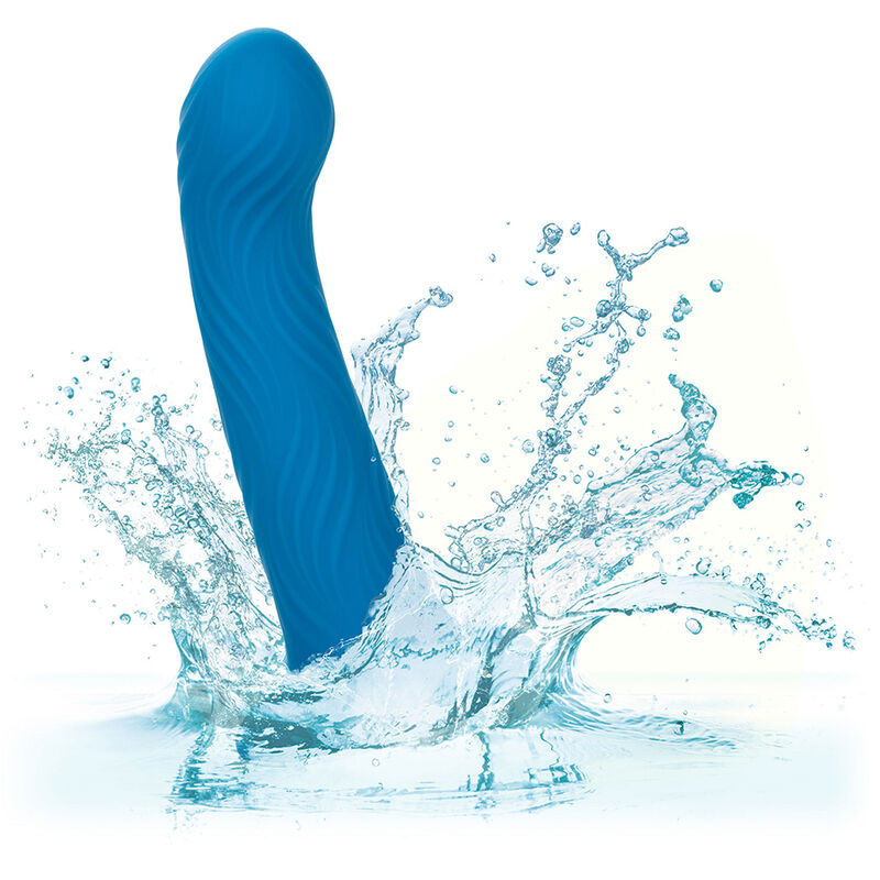 Comprar CALEXOTICS Wave Rider Ripple Plug Anal Azul – Diseño Ergonómico Para Placer Confortable-Noxtic