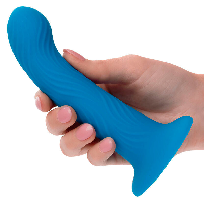 Comprar CALEXOTICS Wave Rider Ripple Plug Anal Azul – Diseño Ergonómico Para Placer Confortable-Noxtic