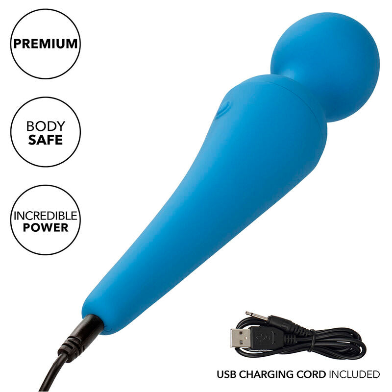 Comprar Calexotics Couture Kit Vibrador Wand 10 Vibraciones Azul – Dispositivo Versátil Con Diseño Elegante Para Placer Personal-Noxtic
