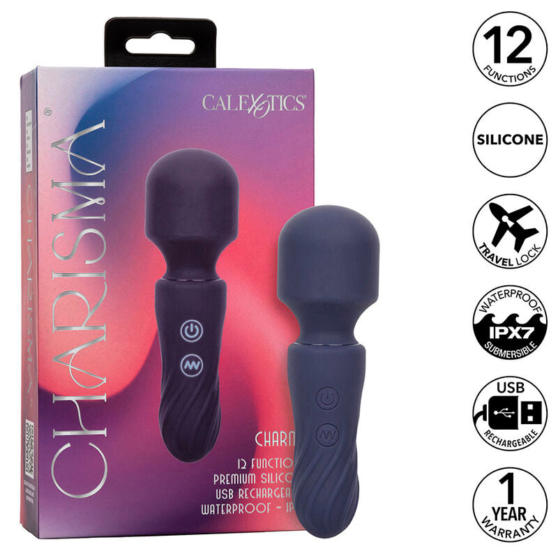 Comprar CALEXOTICS Charisma Charm – Masajeador Ergonómico Con 12 Funciones Para Placer Discreto-Noxtic