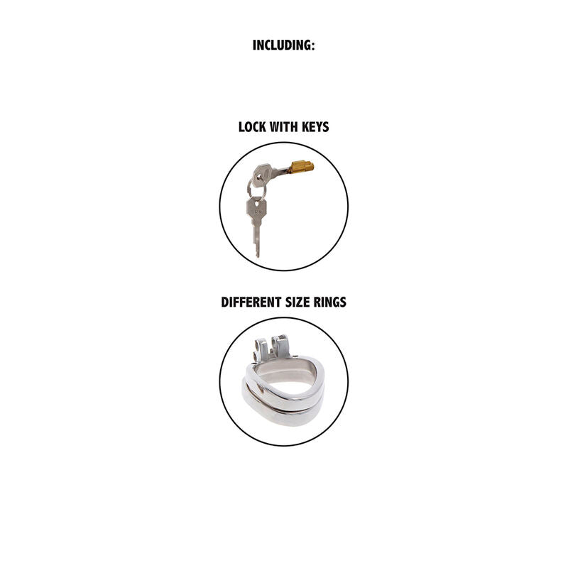 Comprar Hidden Desire Jaula De Castidad Metal – Control Total Con Diseño Ergonómico-Noxtic