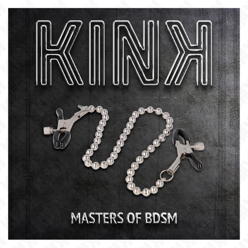 Comprar KINK Pinzas Para Pezones Con Cadena De Bolas 30 Cm – Estimulación Sensorial Con Diseño Elegante-Noxtic
