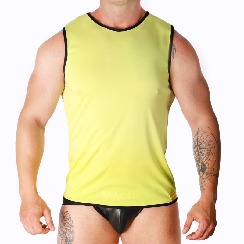 Comprar MACHO Camiseta Amarillo S/M – Diseño Moderno Para Comodidad Diaria-Noxtic