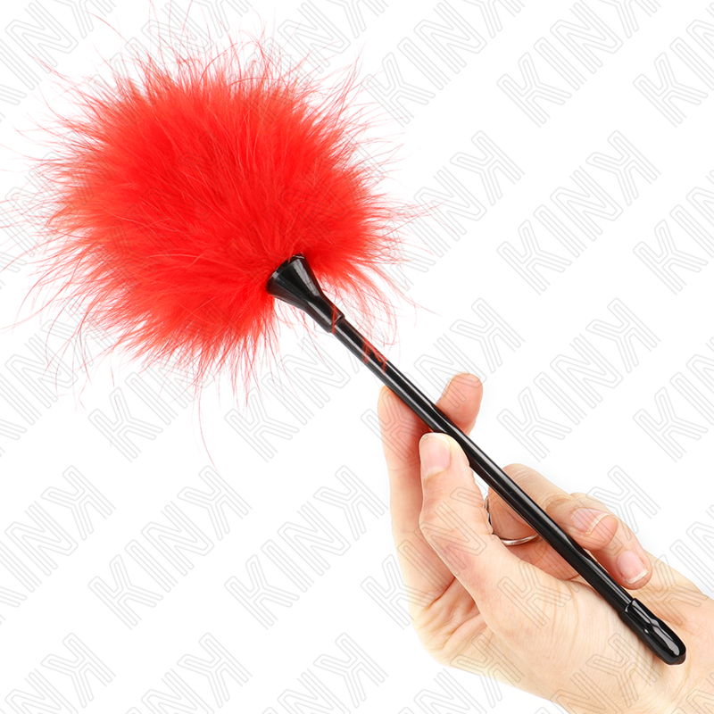 Comprar KINK Plumas Para Cosquillas Rojas – Estimulación Sensorial Suave Para Momentos Íntimos-Noxtic