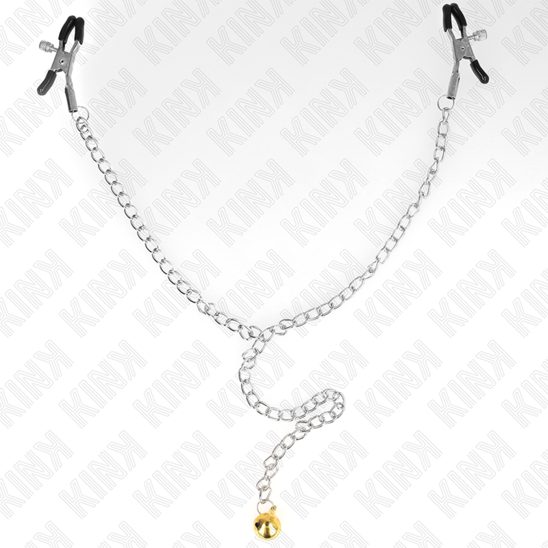 Comprar KINK Pinzas Para Pezones Doradas – Diseño Elegante Con Cadena De 30 Cm-Noxtic
