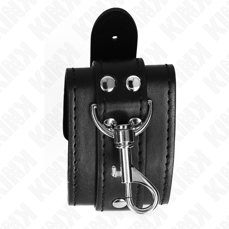 Comprar KINK Muñequera Estilo Mazmorras Con Cerradura Negra – Ajustable Para Comodidad y Estilo-Noxtic