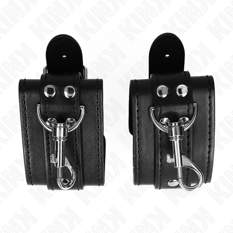 Comprar KINK Muñequera Estilo Mazmorras Con Cerradura Negra – Ajustable Para Comodidad y Estilo-Noxtic