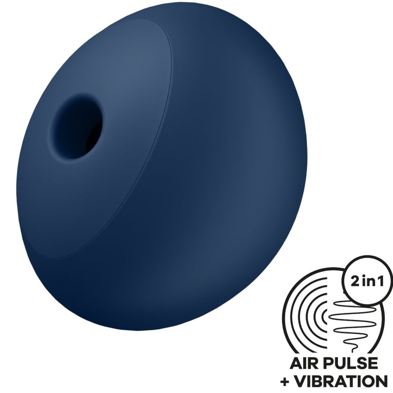 Comprar Satisfyer Air Power 4 Azul – Estimulador Compacto Con 12 Modos De Vibración-Noxtic