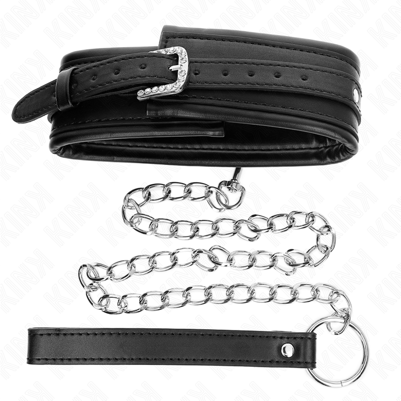 Comprar KINK Collar Con Correa 65 Cm Hebilla Brillante – Diseño Elegante Para Placer Seguro-Noxtic