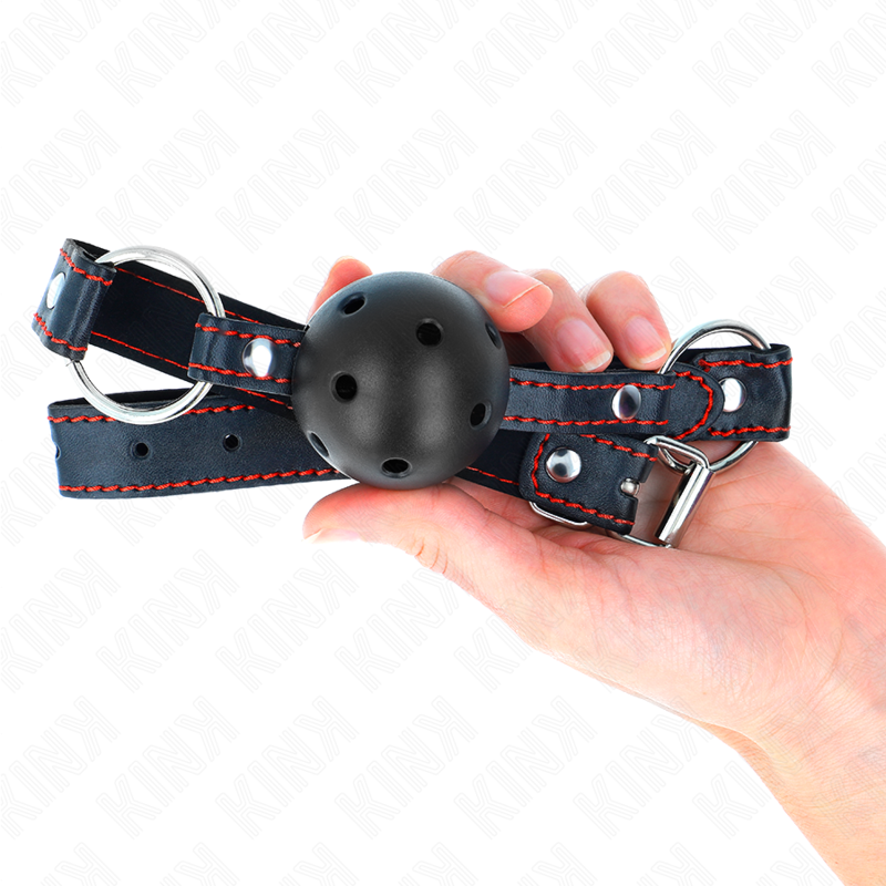 Comprar KINK Mordaza De Bola 4.5 Cm Negra Dura Hueca – Diseño Elegante Para Experiencias Sensoriales Únicas-Noxtic