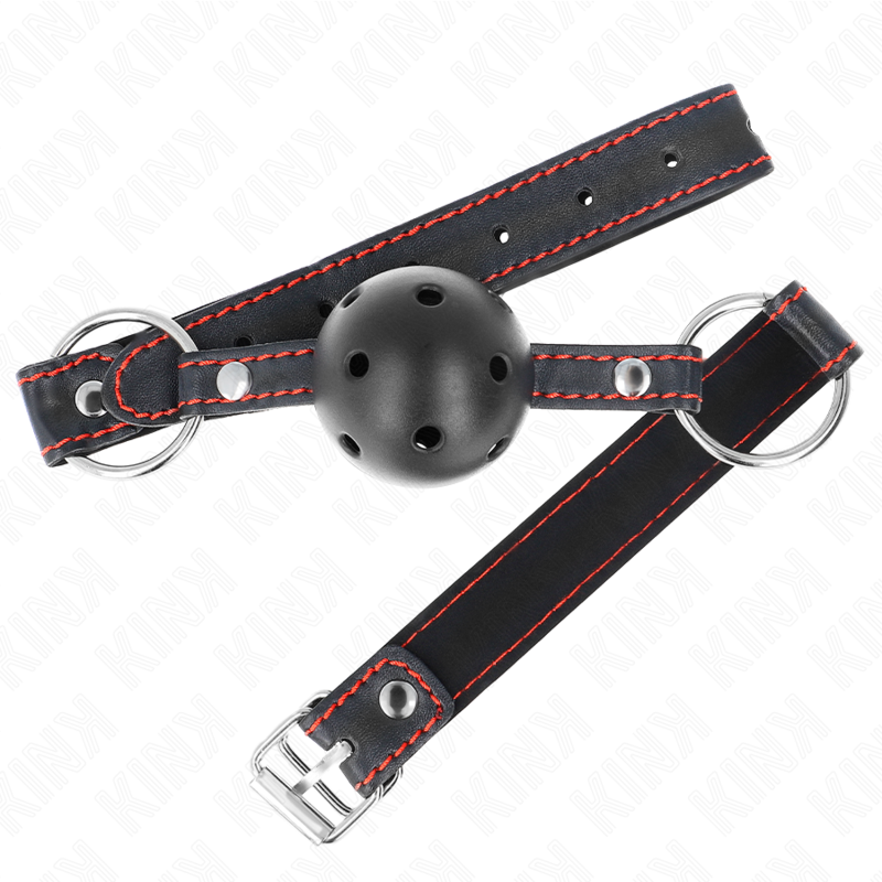 Comprar KINK Mordaza De Bola 4.5 Cm Negra Dura Hueca – Diseño Elegante Para Experiencias Sensoriales Únicas-Noxtic
