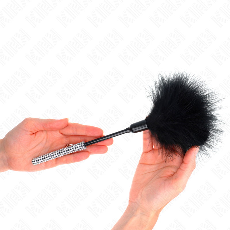 Comprar KINK Plumas Para Cosquillas Con Mango De Diamantes De Imitación – Estimulación Sensorial Para Momentos Divertidos-Noxtic