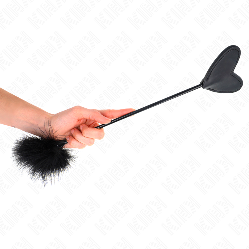 Comprar KINK Plumas Para Cosquillas Con Paleta De Corazón 31 Cm – Juguete Sensual Para Estimulación Suave Y Divertida-Noxtic