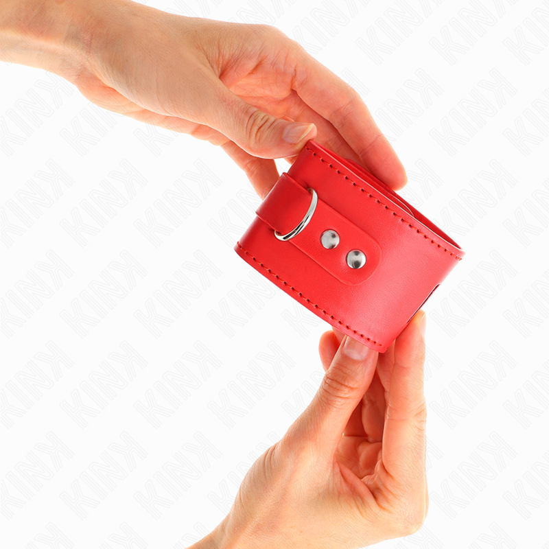 Comprar KINK Muñequeras Con Cierre Candado Rojo – Diseño Ajustable Para Libertad Sensorial-Noxtic