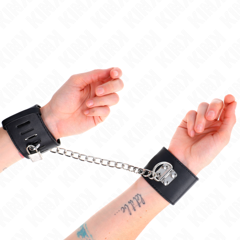 Comprar KINK Muñequeras Fijas Con Cadena – Diseño Ajustable Para Libertad Sensorial-Noxtic