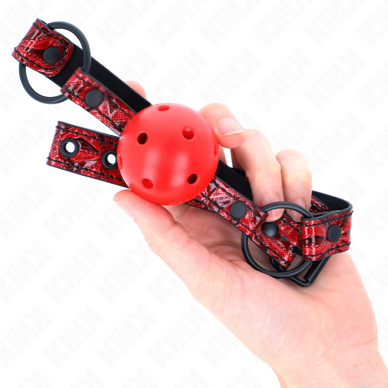 Comprar KINK Mordaza De Bola 4.5 Cm Con Patrón De Diamante – Diseño Ajustable Para Comodidad Personalizada-Noxtic