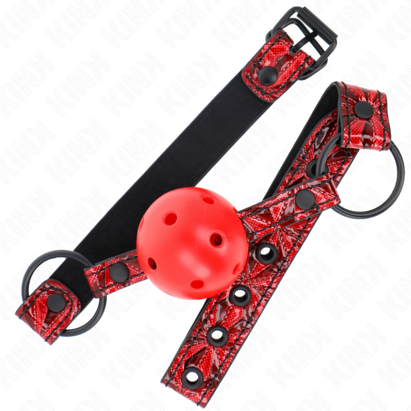 Comprar KINK Mordaza De Bola 4.5 Cm Con Patrón De Diamante – Diseño Ajustable Para Comodidad Personalizada-Noxtic
