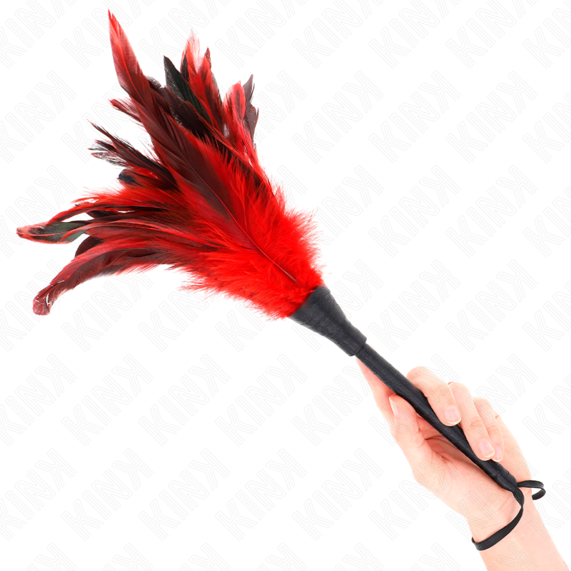 Comprar KINK Plumas De Pollo Para Cosquillas Rojo – Diseño Suave Para Experiencias Sensoriales Únicas-Noxtic