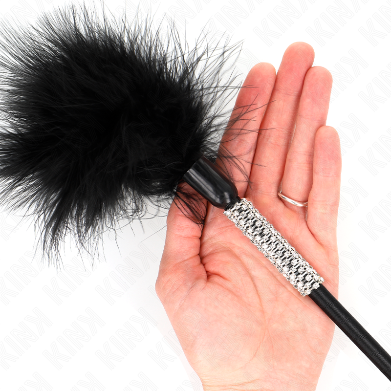 Comprar KINK Plumas Para Cosquillas Con Mango De Diamantes De Imitación 50 Cm – Juguete Sensorial Para Juegos Divertidos-Noxtic