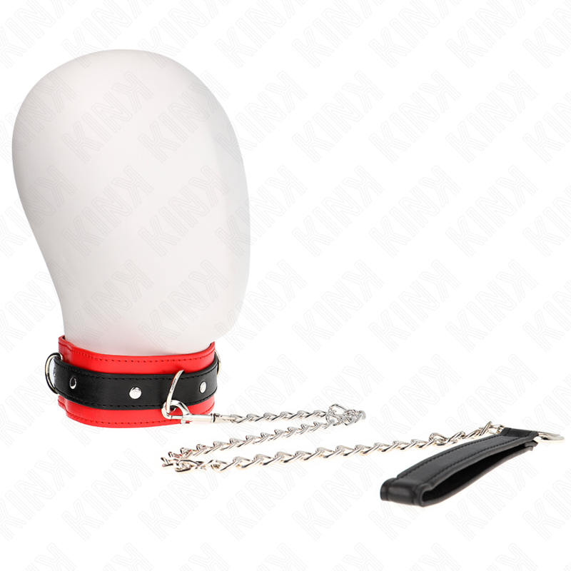Comprar KINK Collar Con Correa Rojo – Diseño Elegante Para Control Y Libertad Sensorial-Noxtic