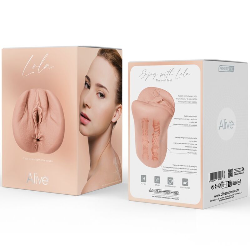 Comprar ALIVE Lola Doble Masculino – Estimulador Realista Para Una Experiencia Sensorial Única-Noxtic