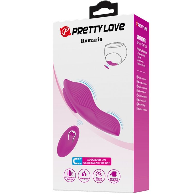 Comprar Pretty Love Romario Rosa – Estimulador Discreto Con Control Remoto Para Placer Intenso-Noxtic