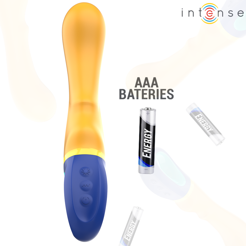 Comprar Intense Shaggy Vibrador Amarillo – Estimulador Innovador Con Diseño Ergonómico-Noxtic