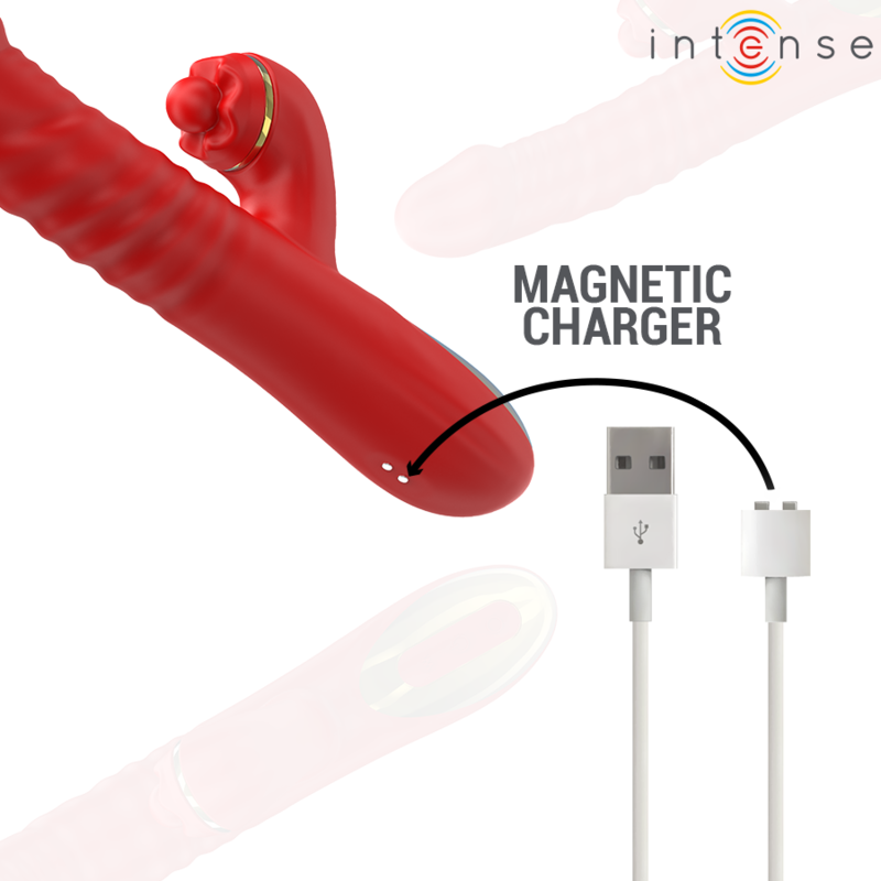 Comprar INTENSE Thalia Vibrador Rojo – Estimulador Multifuncional Con Diseño Ergonómico-Noxtic