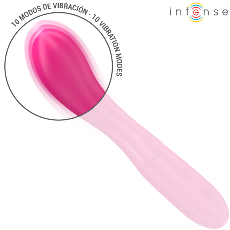 Comprar INTENSE Lisette Vibrador Rosa – Flexible Con 10 Modos De Vibración Para Placer Personalizado-Noxtic