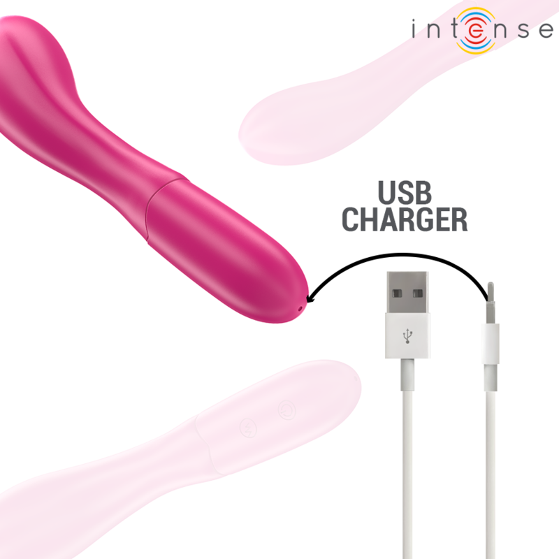 Comprar INTENSE Lisette Vibrador Rosa – Flexible Con 10 Modos De Vibración Para Placer Personalizado-Noxtic