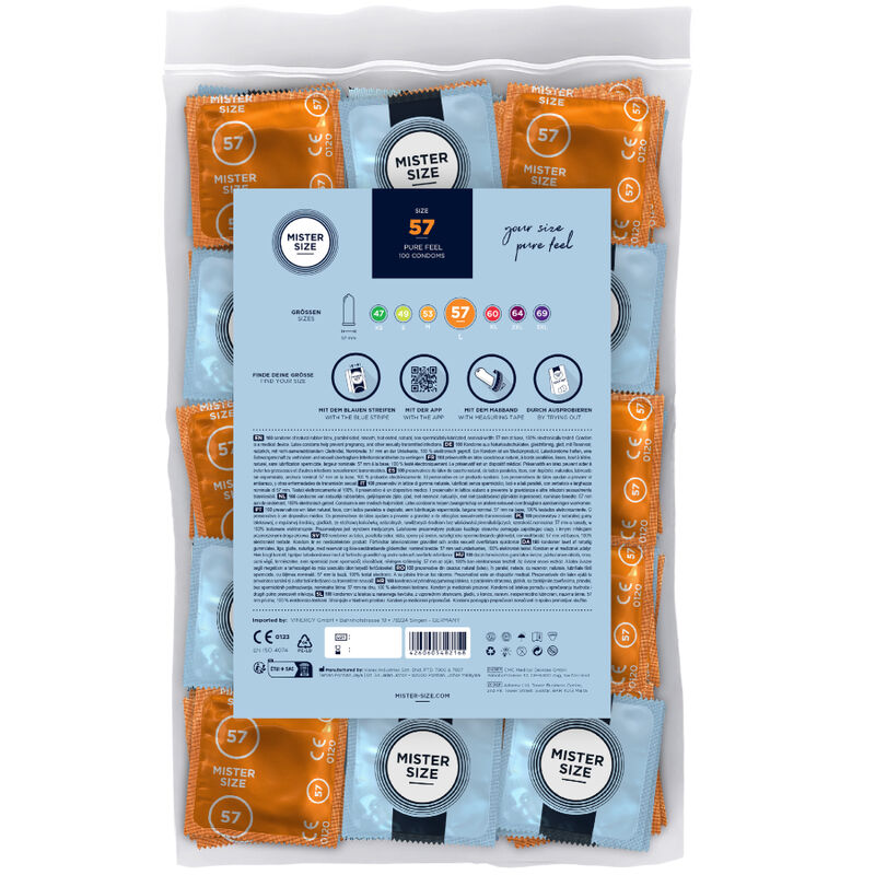 Comprar MISTER SIZE Preservativos Talla L 57 mm – Ajuste Óptimo Para Mayor Comodidad y Placer-PRESERVATIVOS-Noxtic