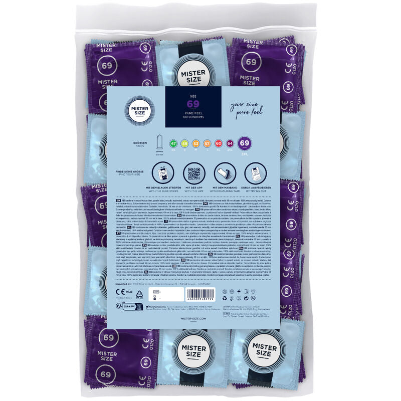Comprar MISTER SIZE Preservativos Talla XXXL 69 mm – Comodidad Y Libertad Sensorial Para Un Bienestar Óptimo-PRESERVATIVOS-Noxtic