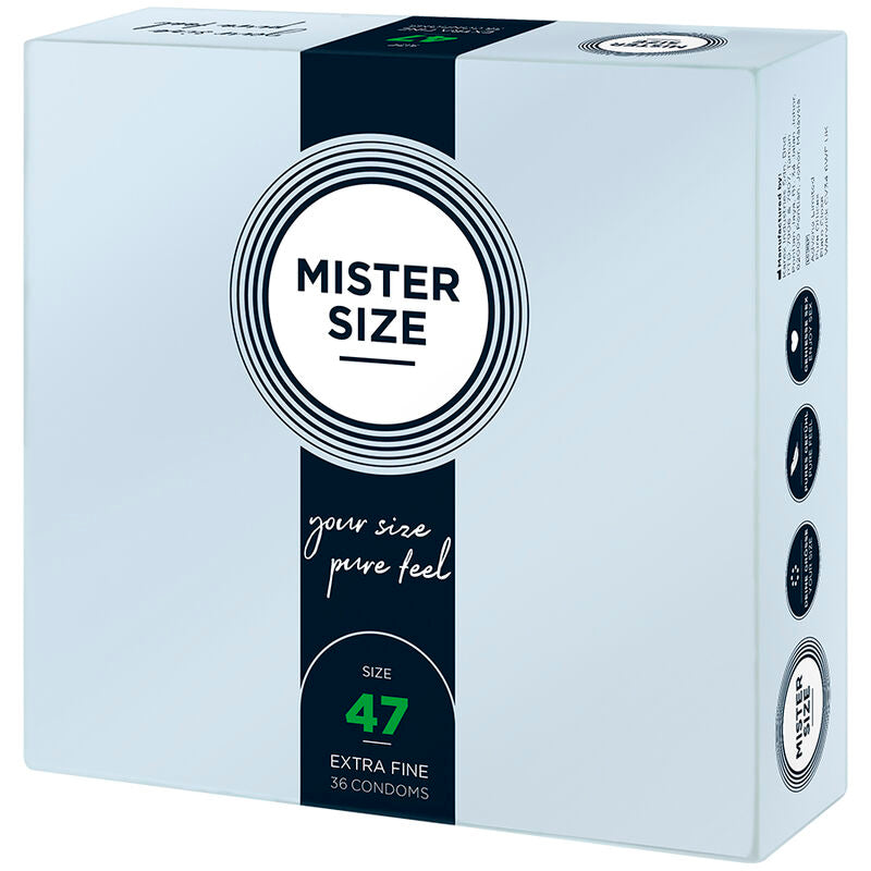 Comprar MISTER SIZE Preservativos Talla XS 47 Mm – Ajuste Perfecto Para Mayor Comodidad-PRESERVATIVOS-Noxtic