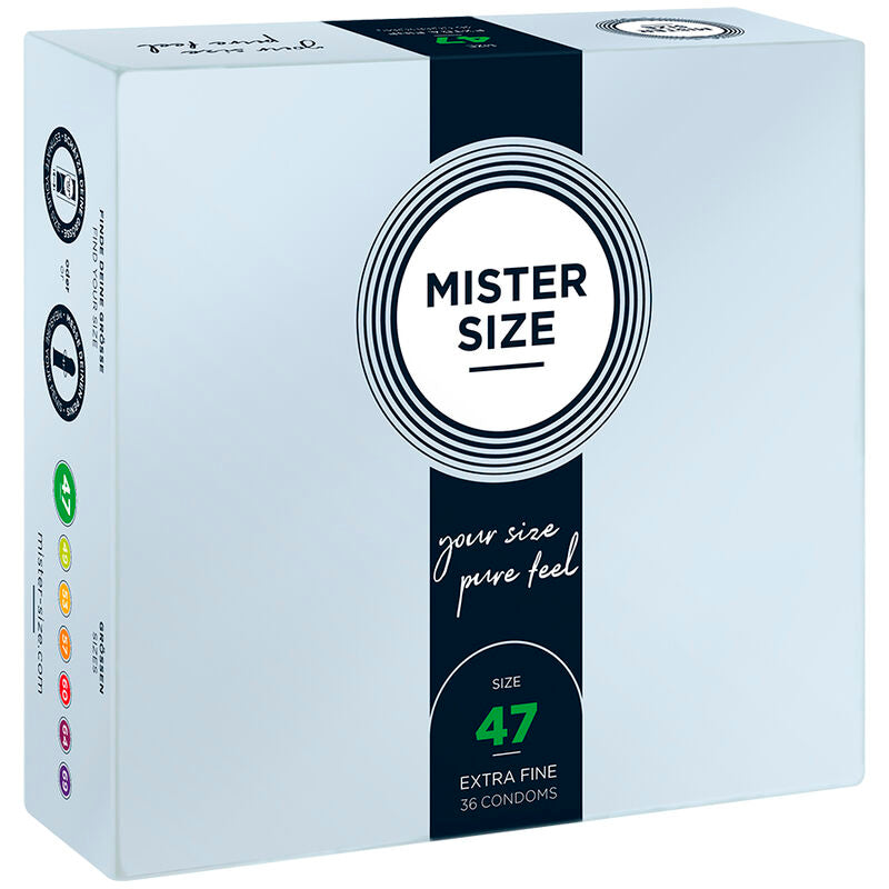 Comprar MISTER SIZE Preservativos Talla XS 47 Mm – Ajuste Perfecto Para Mayor Comodidad-PRESERVATIVOS-Noxtic
