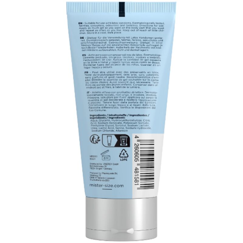 Comprar MISTER SIZE Lubricante Bio 100 ML – Fórmula A Base De Agua Para Experiencia Suave Y Placentera-Noxtic