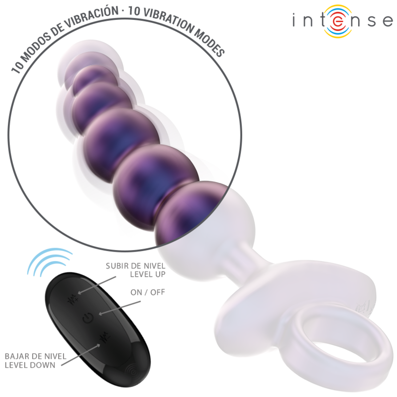 Comprar INTENSE TITO Plug Anal Vibrador Modelo 3 – Control Remoto Para Experiencia Sensorial Única-Noxtic