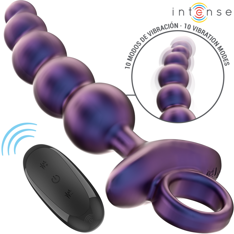 Comprar INTENSE TITO Plug Anal Vibrador Modelo 3 – Control Remoto Para Experiencia Sensorial Única-Noxtic