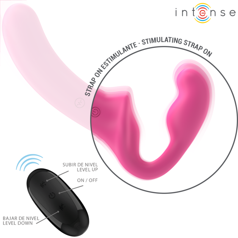 Comprar INTENSE Amy Vibrador Doble 20 Cm Rosa – Diseño Con Control Remoto Para Mayor Libertad Sensual-Noxtic