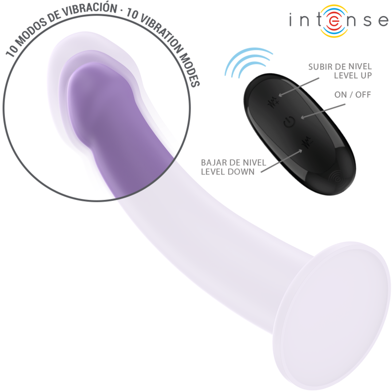 Comprar INTENSE Eddie Vibrador Morado – 10 Modos De Vibración Con Control Remoto Para Placer Personalizado-Noxtic