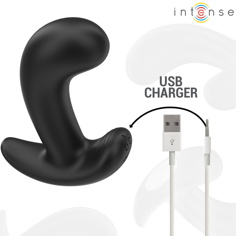 Comprar INTENSE Chandler Plug Anal Negro – Plug Con 10 Vibraciones Y Control Remoto Para Placer Personalizado-Noxtic