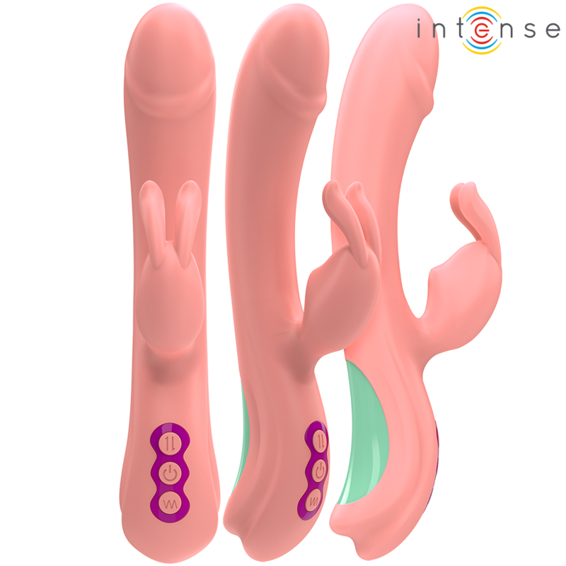 Comprar INTENSE Rachel Vibrador Rabbit Rosa – Diseño Elegante Con 5 Modos De Vibración-Noxtic