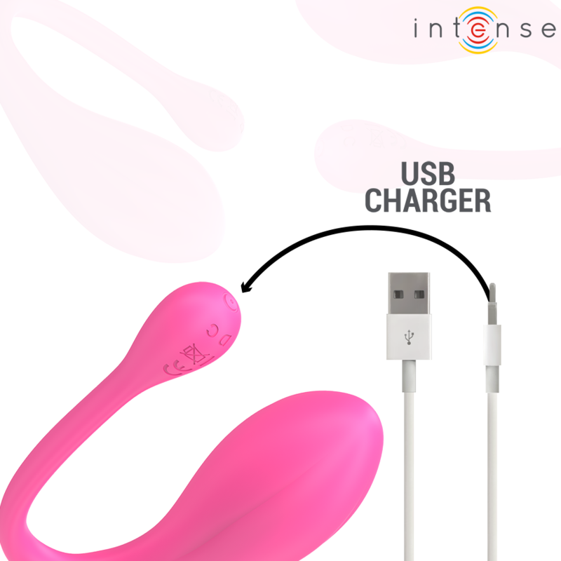 Comprar INTENSE Janice Vibrador U Doble Estimulación – Diseño Ergonómico Con 10 Modos De Vibración-Noxtic