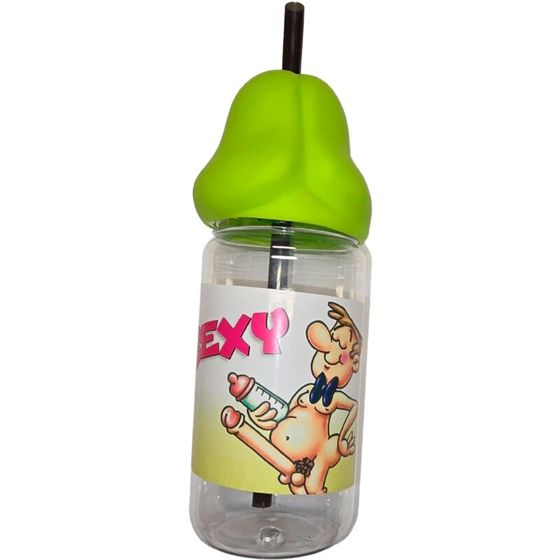 Comprar Diablo Picante Biberón Verde 360 ml – Biberón Divertido Para Celebraciones Con Diseño Único-Noxtic