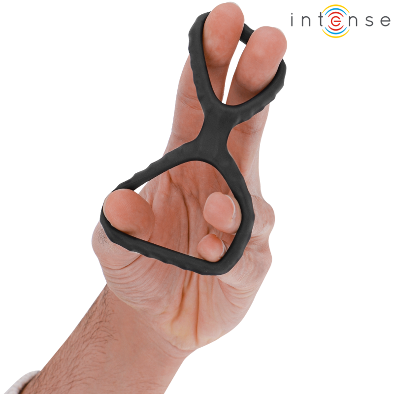 Comprar Intense Dewey Anillo Doble Negro Modelo 2 – Anillo Hipoalergénico Para Mayor Comodidad Y Rendimiento-Noxtic