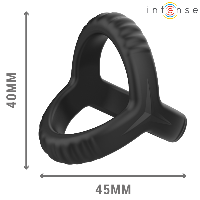 Comprar INTENSE Carson Anillo Doble Para Pene – Silicona Médica Con Ajuste Cómodo Y Seguro-Noxtic