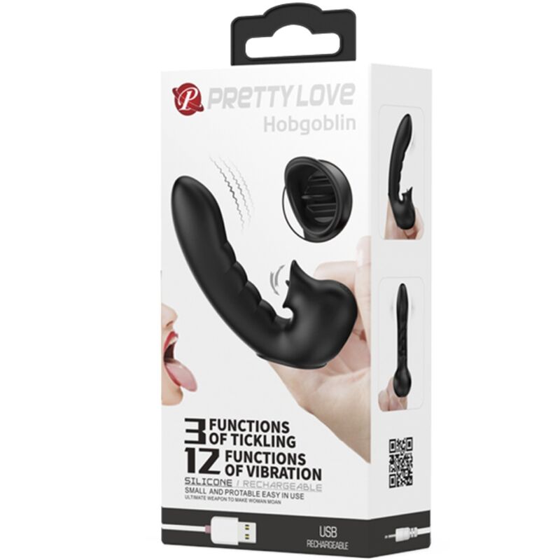 Comprar Pretty Love Hobgoblin Funda Vibradora Para Dedo – 12 Modos De Vibración Con Diseño Ergonómico-Noxtic