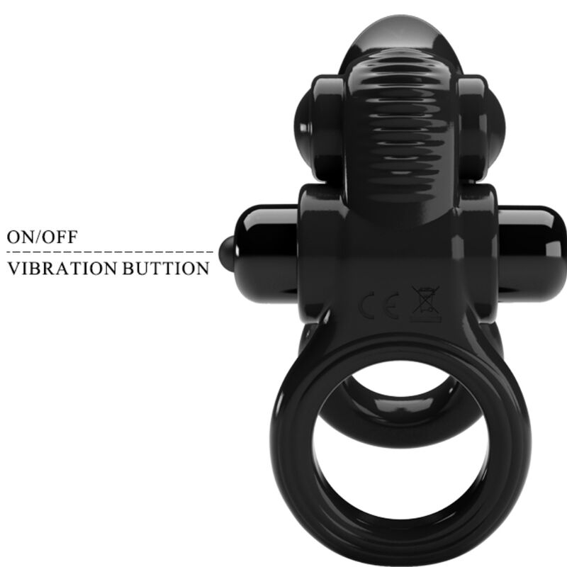 Comprar PRETTY LOVE Passionate Ring – Doble Anillo Vibrador Para Conexión Intensa-Noxtic
