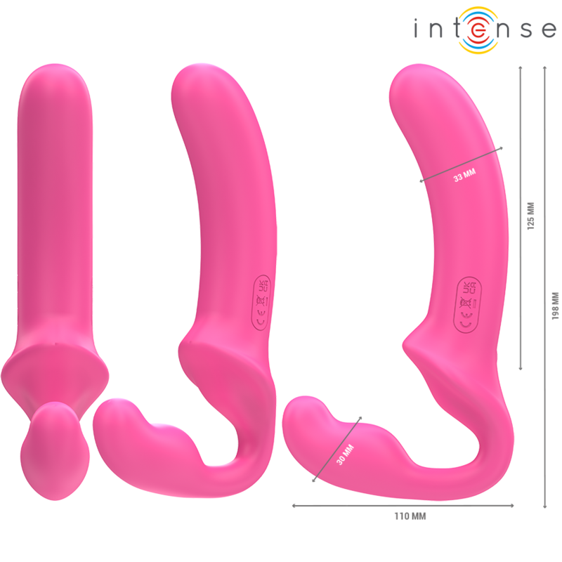 Comprar INTENSE Amy Vibrador Doble 20 Cm Rosa – Diseño Con Control Remoto Para Mayor Libertad Sensual-Noxtic